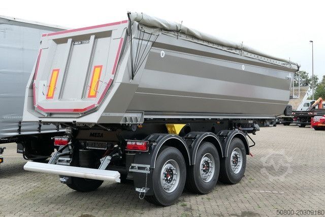 Semirimorchio ribaltabile MEGA MNW, Stahl, Hardox, 25m³, SAF, Luft-Lift, Plane