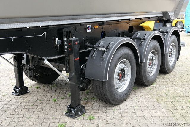 Semirimorchio ribaltabile MEGA MNW, Stahl, Hardox, 25m³, SAF, Luft-Lift, Plane
