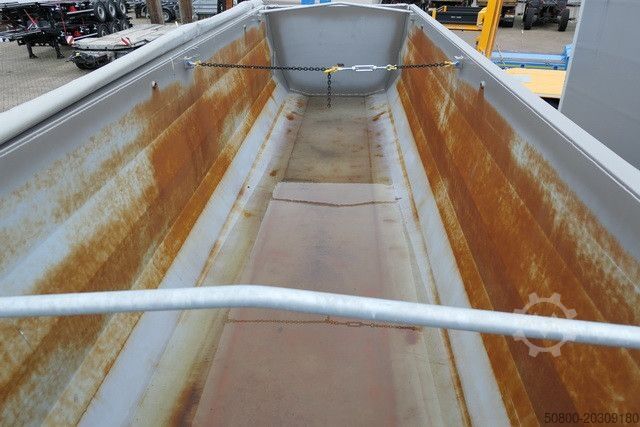 Semirimorchio ribaltabile MEGA MNW, Stahl, Hardox, 25m³, SAF, Luft-Lift, Plane