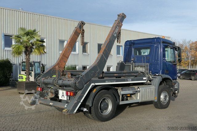 Kippers vrachtauto MERCEDES-BENZ 1832 K Arocs 4x2, Hiab SLT 140, teleskop., Klima