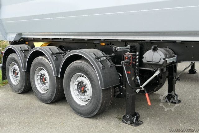 Billenős félpótkocsi MEGA MNW, Stahl, Hardox, 25m³, SAF, Luft-Lift, Plane