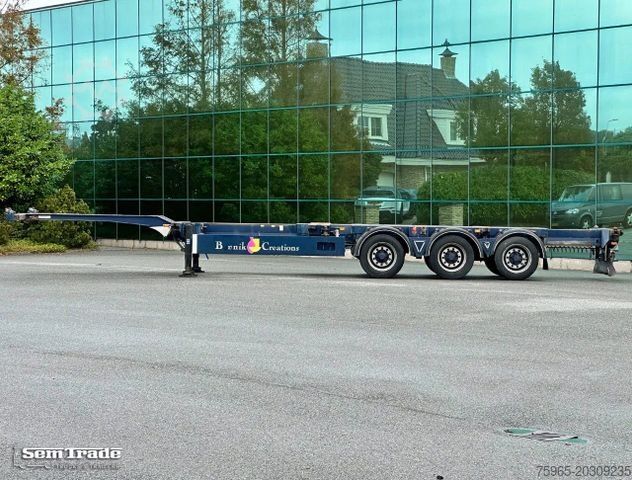 Semirimorchio a cassa mobile Burg BPO 15-27 CCXHX BPW AXLES DISC BRAKES 40 FT