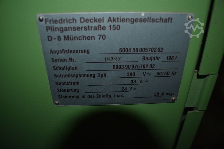 Fresatrice per utensili Deckel FP 5 A