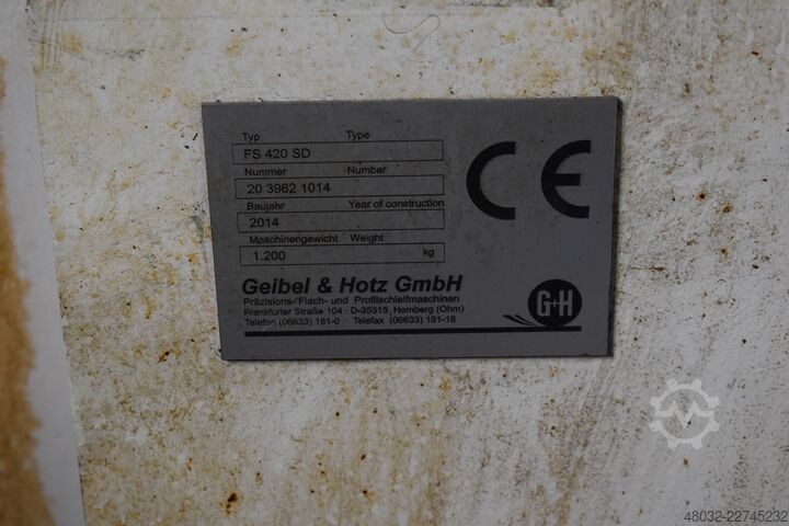 Retificadora plana Geibel & Hotz FS 420 SD