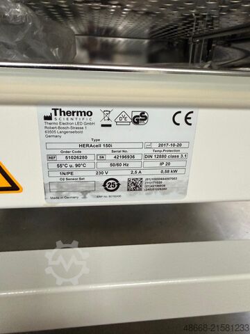 Incubator (brooding cabinet) Thermo Fisher Scientific Heracell 150 i