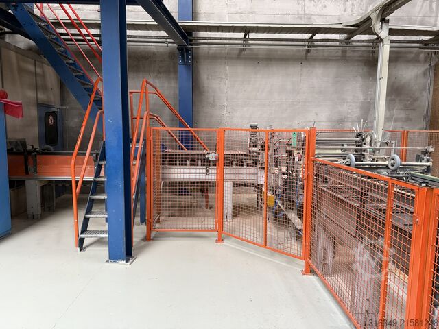 Complete hoogvermogen vloerproductielijn Homag Komplette Hochleistungs-Fussbodenlinie