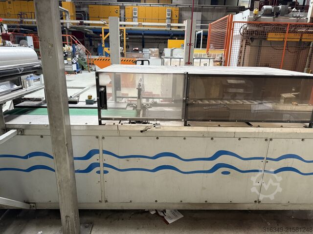 Complete hoogvermogen vloerproductielijn Homag Komplette Hochleistungs-Fussbodenlinie