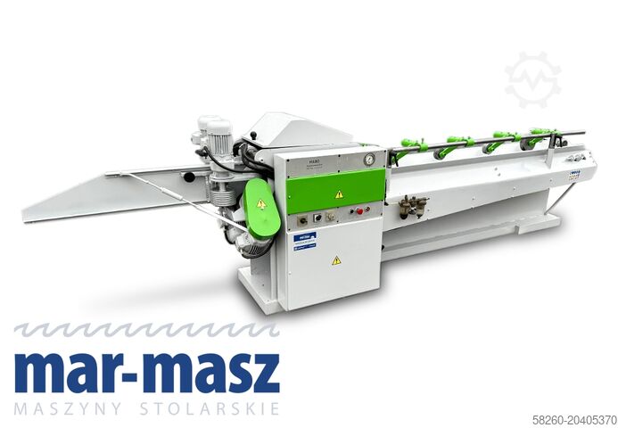 Zaagmachine voor het doorzagen van palissades  