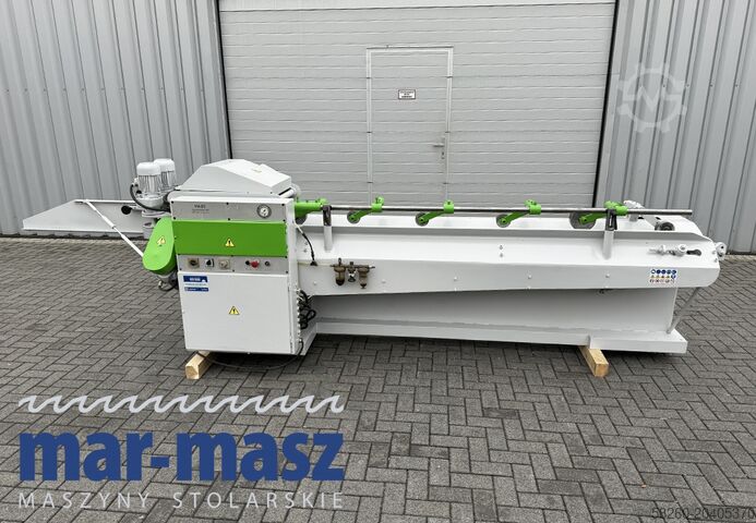 Zaagmachine voor het doorzagen van palissades  