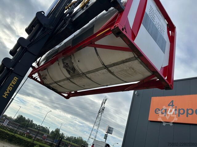 Container Van Hool 20FT  24.900L / 2 comp (2x 12.450L) / UN PORTAB...