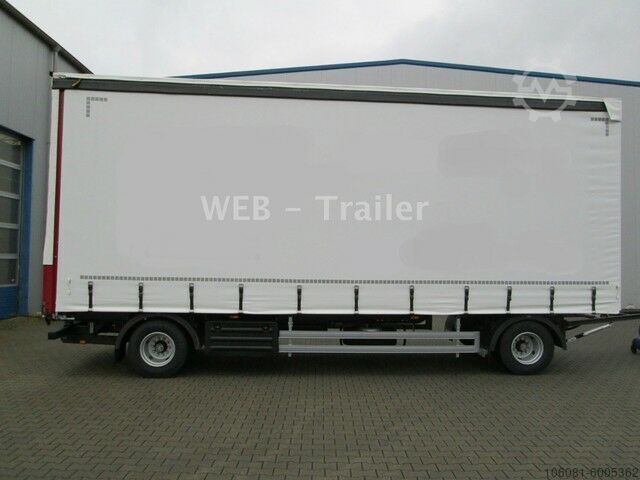 Rimorchio aperto con telone WEB-TRAILER PRASQ Drehschemel Curtainsider / XL