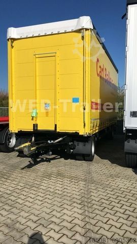 Rimorchio aperto con telone WEB-TRAILER PRASQ Drehschemel Curtainsider / XL