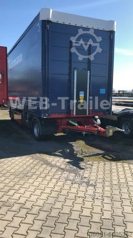 Rimorchio aperto con telone WEB-TRAILER PRASQ Drehschemel Curtainsider / XL