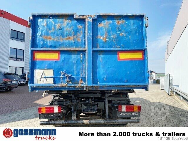 Tipper truck Mercedes-Benz Atego 1823 4x2 mit Kran Palfinger PK10500, Kipper