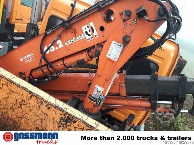 Camión volquete Mercedes-Benz Axor 1828 AK 4x4, Winterdienstausstattung, Kran