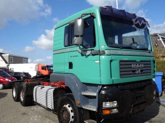 Heavy load MAN TGA 33.480 6X4 STEEL SPRINGS MANUAL GEARBOX,AIR...