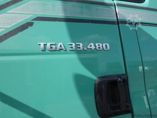 Heavy load MAN TGA 33.480 6X4 STEEL SPRINGS MANUAL GEARBOX,AIR...