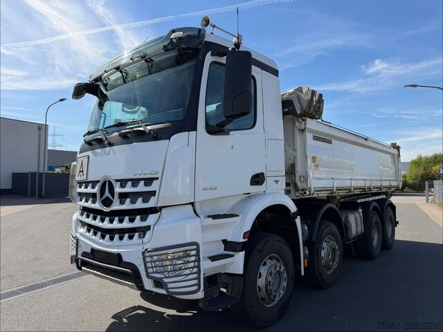Driezijdige kipper MERCEDES-BENZ Arocs 4143 8X4/ 3S Kipper Meiller 41t RETARDER