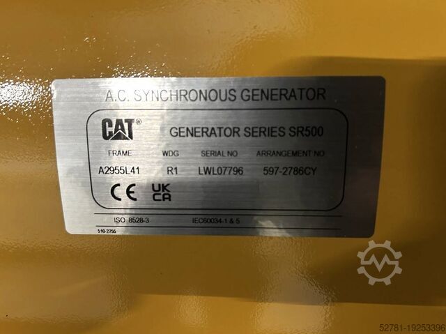 Αθροιστικό Caterpillar DE450GC - 450 kVA Stand-by Generator - DPX-18219
