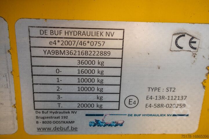 Blender DE BUF BETON MIXER/MALAXEUR/MISCHER-10M3