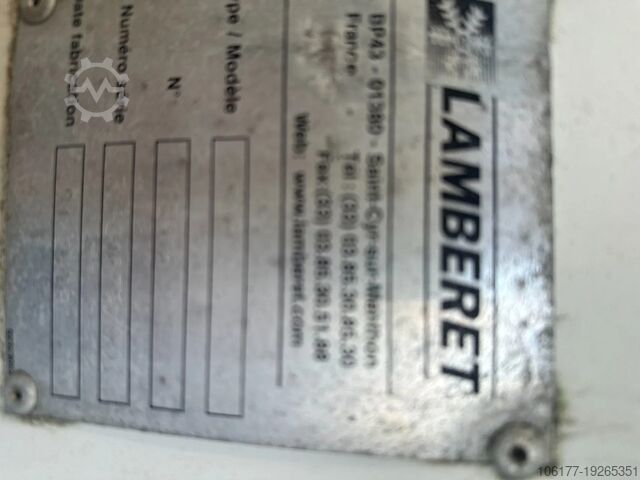 Gekoeld/bevroren transport LAMBERET LVF S 3F