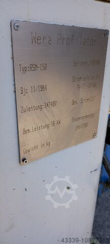Veelhoek draaimachine WERA Profilator RSM-150