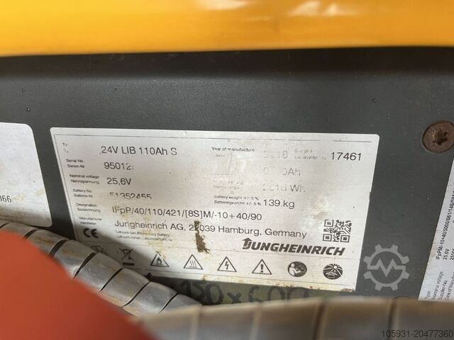 Carretilla de baja elevación Jungheinrich EJE114