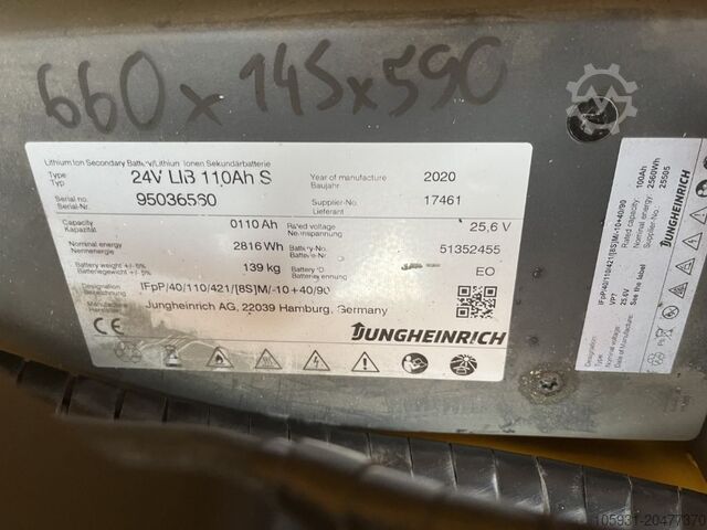 Carretilla de baja elevación Jungheinrich EJE114