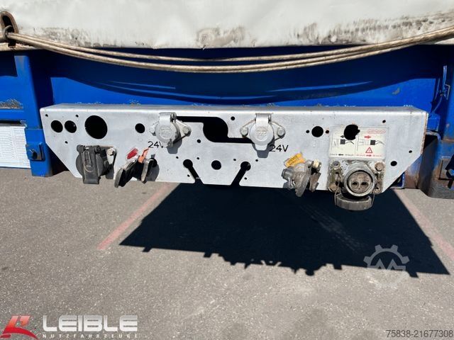 Low loader semitrailer NOOTEBOOM OSD-33-02*Multi*Schwanenhals*Seilwinde*Stapler*