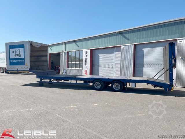 Low loader semitrailer NOOTEBOOM OSD-33-02*Multi*Schwanenhals*Seilwinde*Stapler*