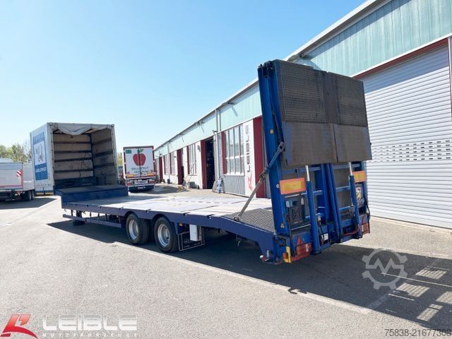 Low loader semitrailer NOOTEBOOM OSD-33-02*Multi*Schwanenhals*Seilwinde*Stapler*
