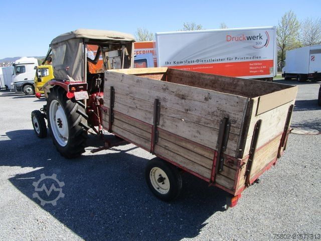 Tractor RENAULT SUPER 6 -R7050- 4xNeu Bereift+mit Anhänger*