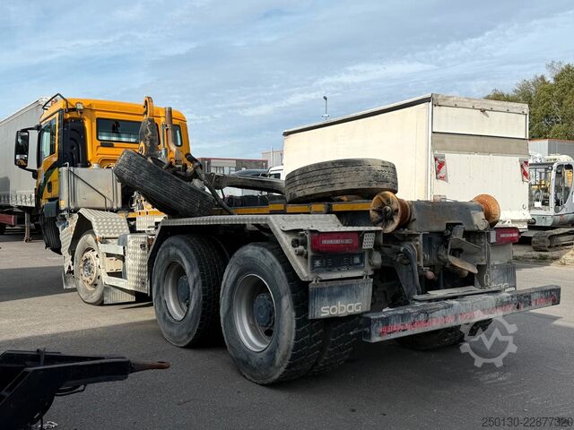 Φορτηγό γερανός roll-off MAN TGS 37.500 8x4BB Abroller *Unfall* Retarder/Navi