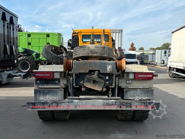 Φορτηγό γερανός roll-off MAN TGS 37.500 8x4BB Abroller *Unfall* Retarder/Navi
