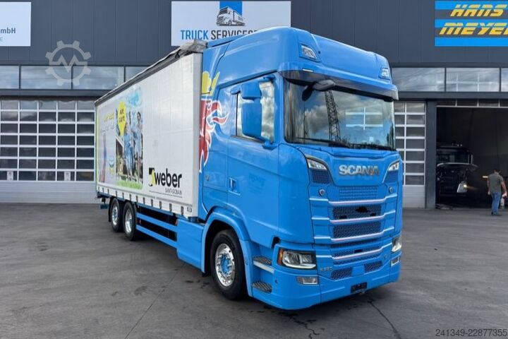 Ladbil med presenning SCANIA S520 V8 6x2 LBW