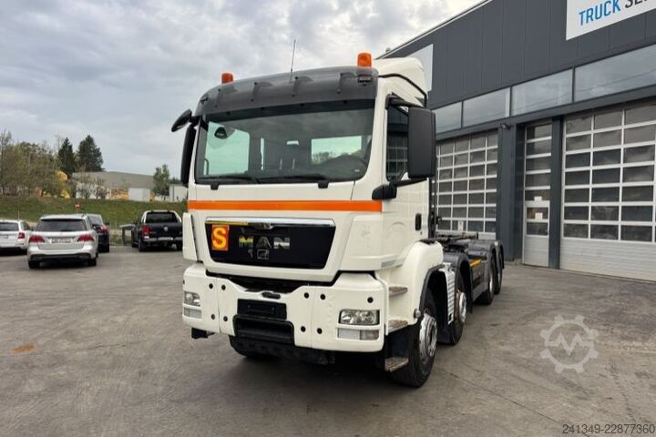 Kroghejselastbil MAN TGS 35.480 8x4 Hiab 26T