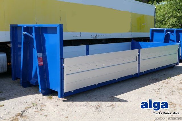 Hakowiec alga, Abrollcontainer, Pritsche, 13m³, Bordwände