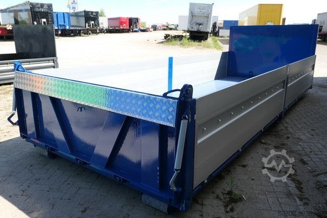 Hakowiec  alga, Abrollcontainer, Pritsche, 13m³, Bordwände