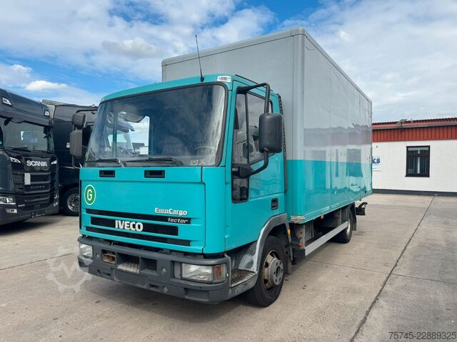 Vrachtwagen met bakwagen IVECO ML 75E17 * TECTOR * KOFFER*LUFTFEDERUNG *1.HAND
