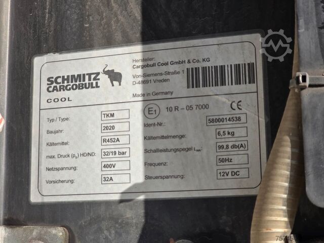 Koeloplegger SCHMITZ CARGOBULL SCB * SCHMITZ TKM * DOPPELSTOCK * LIFT *