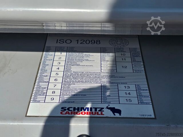 Koeloplegger SCHMITZ CARGOBULL SCB * SCHMITZ TKM * DOPPELSTOCK * LIFT *