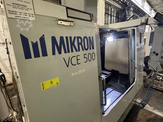Centro de maquinação vertical HAAS MIKRON VCE 500