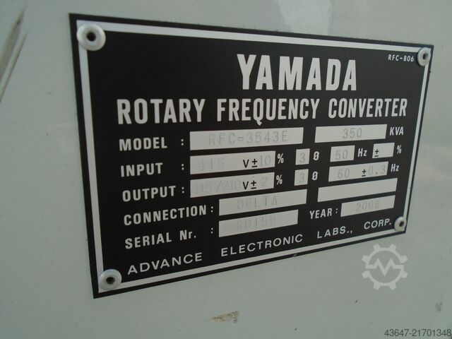 Motor gerador 50-60Hz, Yamada yamada RFC-3543E