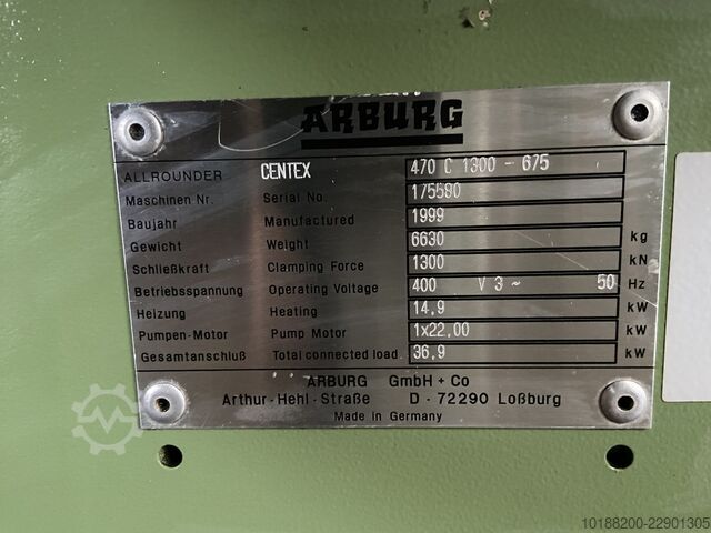 Fröccsöntőgép Arburg ALLROUNDER 470 C