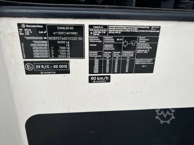 Vuilniswagen Mercedes-Benz 2629 6x2 Econic Zöller Medium XL