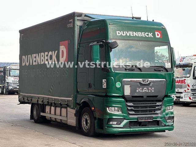 Platós teherautó ponyvával MAN TGX 18.470 4x2 LL+ TRIDEM/ XXL PLANE /Retarder