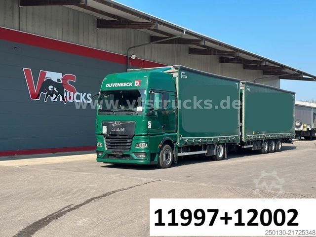 Jumbo teherautó MAN TGX 18.470 4x2 LL + H&W TRIDEM JUMBO/Retarder