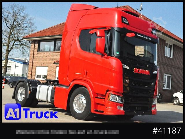 Tractora standard SCANIA R 500, SZM LL,2 Kreis Hydraulik, Alu, Leder,  Retarder