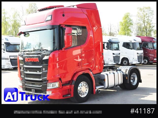 Tractora standard SCANIA R 500, SZM LL,2 Kreis Hydraulik, Alu, Leder,  Retarder
