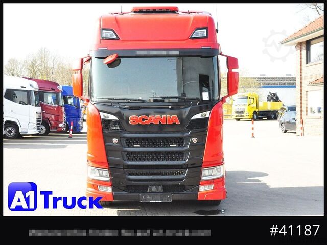 Tractora standard SCANIA R 500, SZM LL,2 Kreis Hydraulik, Alu, Leder,  Retarder